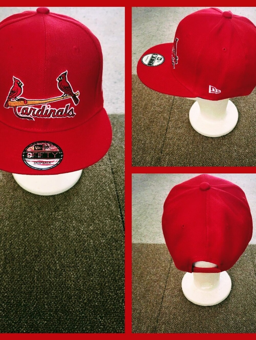 ST LOUIS CARDINALS MLB BASEBALL SNAPBACK HAT.